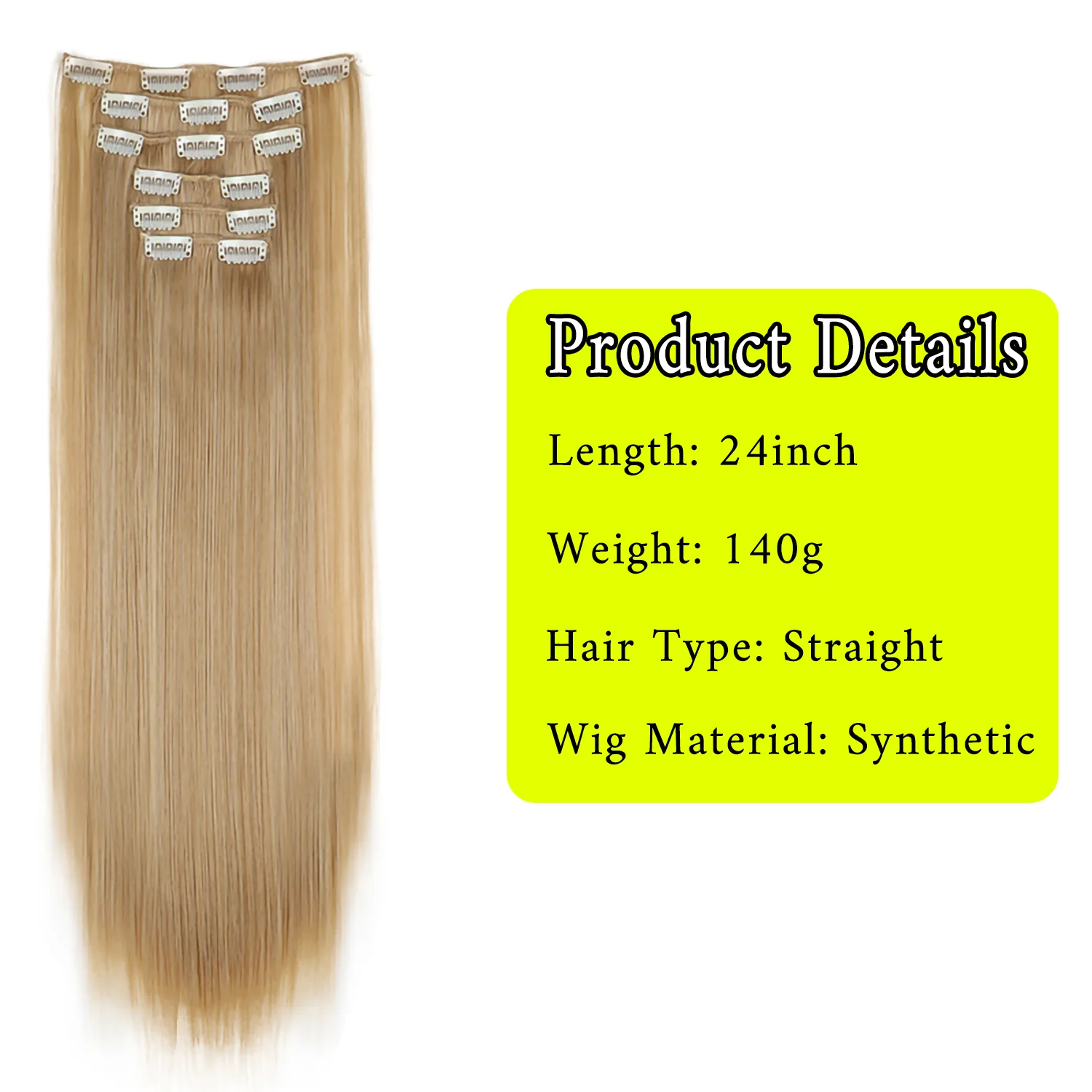 kf-S1b3121a8c7b14961be0094c7915c721bL-24Inch-16-Clips-in-Hair-Extensions-Long-Straight-Hairstyle-Synthetic-Blonde-Black-Hairpieces-Heat-Resistant-False