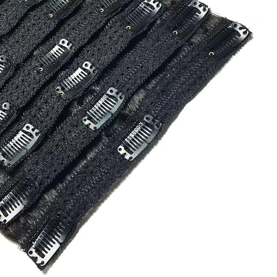 kf-Sb2aabf7daa3046d196c87d594391cd8bO-Clip-In-Hair-Extensions-Human-Hair-Brazilian-Straight-Clip-In-Natural-Black-Color-Clip-Ins-Remy